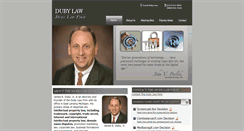 Desktop Screenshot of dubylaw.com